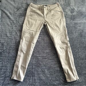 5.11‎ Tactical Pants Womens 6 Regular Tan Wyldcat Moto Skinny Zipper Hem Cargo
